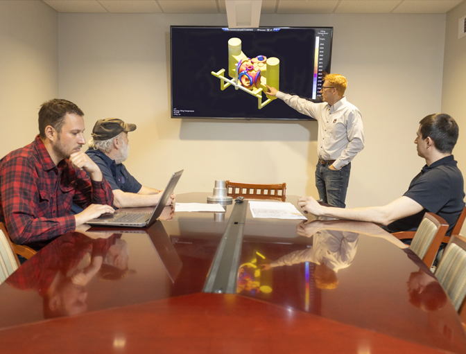 Technical review meeting with our local representative